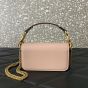 VALENTINO GARAVANI LOCÒ MICRO BAG IN CALFSKIN LEATHER WITH CHAIN