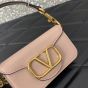 VALENTINO GARAVANI LOCÒ MICRO BAG IN CALFSKIN LEATHER WITH CHAIN