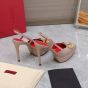 Valentino VLOGO SIGNATURE CALFSKIN SLINGBACK PLATFORM PUMP 