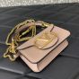 VALENTINO GARAVANI LOCÒ MICRO BAG IN CALFSKIN LEATHER WITH CHAIN