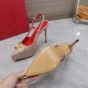 Valentino VLOGO SIGNATURE CALFSKIN SLINGBACK PLATFORM PUMP 