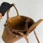 Prada Buckle large leather handbag with belt