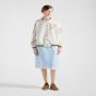 Prada Kid mohair bomber jacket with patches