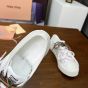 MIU MIU Washed denim sneakers