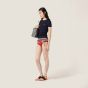 MIU MIU Technical yarn crew-neck sweater