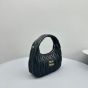 MIU MIU Wander matelassé nappa leather hobo bag