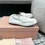 MIU MIU Ruches nappa leather loafers