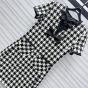 Valentino DAMIER LIGHT TWEED SHORT DRESS