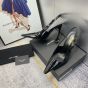 YSL DUNE SLINGBACK PUMPS IN PATENT LEATHER