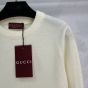 Gucci Wool and cashmere sweater with Web