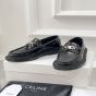 CELINE UNIVERSITÉ TRIOMPHE CHAIN LOAFFER in POLISHED BULL