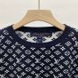 LV Monogram Jacquard Knit Top