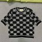 Gucci GG wool bouclé jacquard top