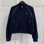 MIU MIU Technical yarn zipper cardigan