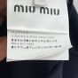 MIU MIU Technical yarn zipper cardigan