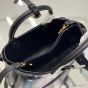 Prada Buckle small leather handbag with belt