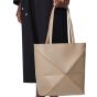 LOEWE Medium Puzzle Fold tote in shiny calfskin