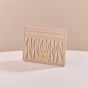 MIU MIU Matelassé nappa leather card holder