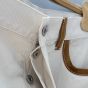 MIU MIU Denim and leather shorts