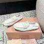 MIU MIU Ruches nappa leather loafers