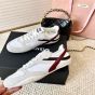 MIU MIU Gymnasium technical fabric and suede sneakers