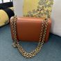 VALENTINO GARAVANI VAIN SHOULDER BAG IN SHINY CALFSKIN