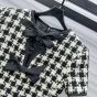 Valentino DAMIER LIGHT TWEED SHORT DRESS
