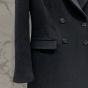 YSL long coat in cashmere and wool felt