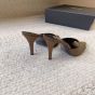 YSL GOLDIE mules in satin crepe