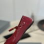 Prada Naplak patent leather ballerinas