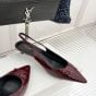 CELINE ALMA TRIOMPHE SLINGBACK in PATENT CALFSKIN