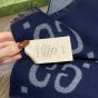 Gucci GG jacquard wool silk scarf