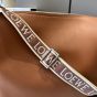LOEWE Cubi Crossbody bag in supple smooth calfskin and jacquard