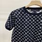 LV Monogram Jacquard Knit Top
