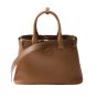 Prada Buckle small leather handbag with belt