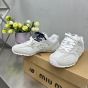 New Balance X Miu Miu 530 SL suede and mesh sneakers