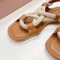 MIU MIU Flat cord sandals