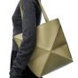 LOEWE Medium Puzzle Fold tote in shiny calfskin