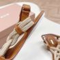 MIU MIU Flat cord sandals