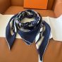Hermès La Ligne Coup de Fouet scarf 90