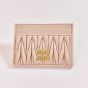 MIU MIU Matelassé nappa leather card holder