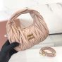 MIU MIU Wander matelassé nappa leather hobo mini-bag