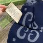 Gucci GG jacquard wool silk scarf