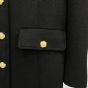 Gucci Double G embroidery wool coat