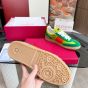 Valentino UPVILLAGE LOW TOP SNEAKER IN CRUST LEATHER AND NYLON