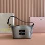 MIU MIU Jacquard fabric pouch with logo