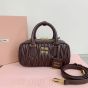 MIU MIU Arcadie matelassé nappa leather bag