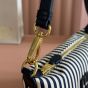 MIU MIU Jacquard fabric pouch with logo
