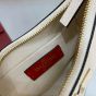 Valentino MINI VLOGO SIGNATURE GRAINY CALFSKIN HOBO BAG