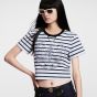 LV Striped Anchor Crop Top 